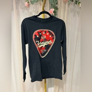 FOREIGNER USA 2018 Tour Long Sleeve Graphic Tee – Size S – NEW